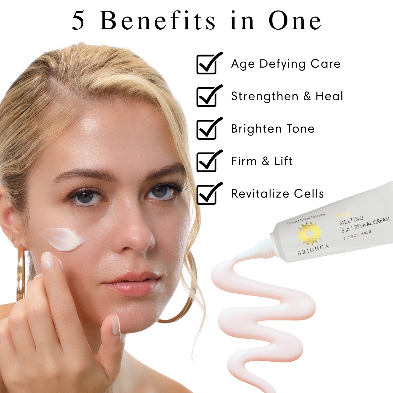 5-in-1 revival collagen cream anti-aging moisturizer sample size