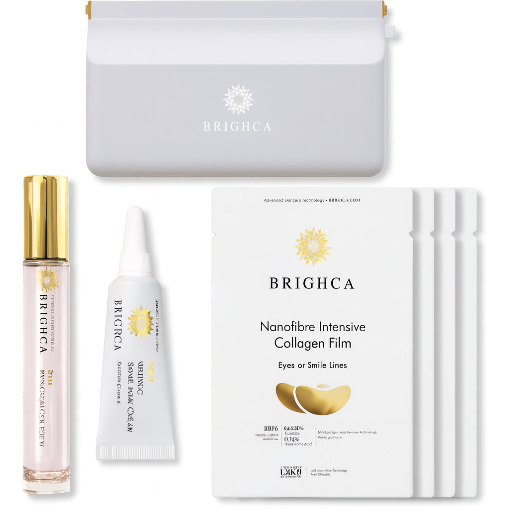 Brighca 3-in-1 collagen skincare trial kit with mist cream and film patches LIMITED EDITION