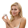 Woman Posing with Collagen Cream